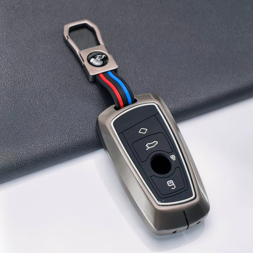 BimmerCo Silicone Car Key Fob Cover for BMW 1 3 5 7 Series M3 M4 X1 X3 X4 X5 F30 F10 G01 G02 – Protective Key Case
