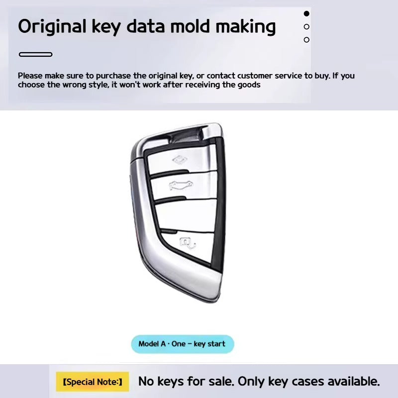 BimmerCo Blade Style Key Fob Cover for BMW 1 3 5 7 Series X1 X3 X4 X5 X6 X7 F20 G20 G30 – Protective Key Case