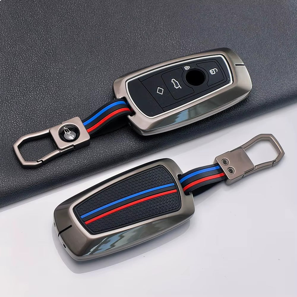 BimmerCo Silicone Car Key Fob Cover for BMW 1 3 5 7 Series M3 M4 X1 X3 X4 X5 F30 F10 G01 G02 – Protective Key Case