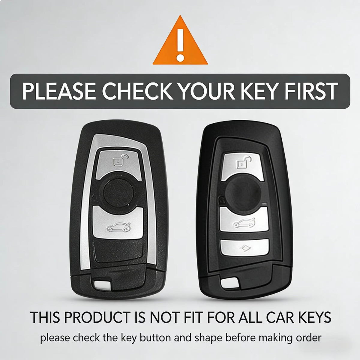 BimmerCo Silicone Car Key Fob Cover for BMW 1 3 5 7 Series M3 M4 X1 X3 X4 X5 F30 F10 G01 G02 – Protective Key Case