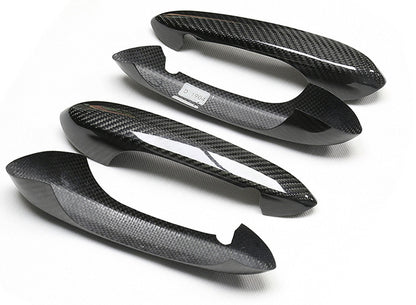 Bimmerco Dry Carbon Fiber Exterior Door Handle Covers for BMW 1 2 3 4 5 6 8 Series 325i 530i G20 G30 G80 – Door Handle Trim