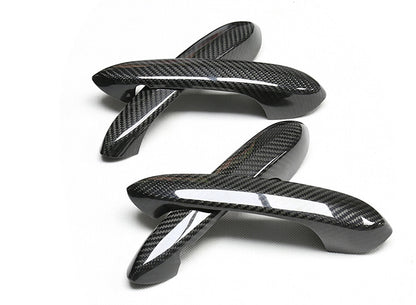 Bimmerco Dry Carbon Fiber Exterior Door Handle Covers for BMW 1 2 3 4 5 6 8 Series 325i 530i G20 G30 G80 – Door Handle Trim