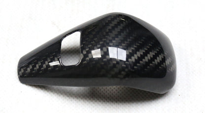 BimmerCo Dry Carbon Fiber Gear Shift Knob Cover for BMW 1 3 4 5 6 7 8 Series X2 X3 X4 X5 X6 X7 G20 G30 – Shifter Trim