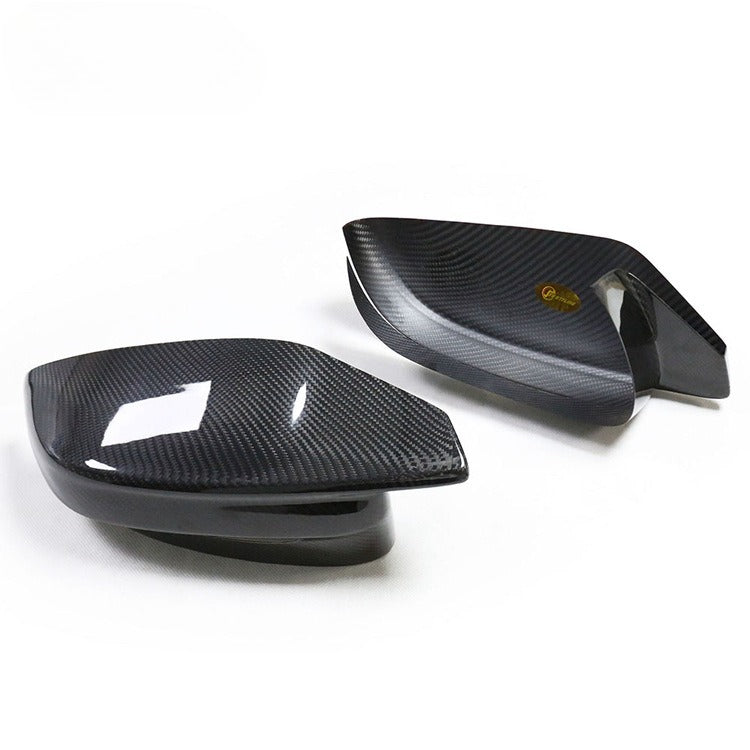 Bimmerco Dry Carbon Fiber Side Mirror Covers for BMW M2 M3 M4 M240i G80 G82 G87 – Carbon Fiber Rearview Mirror Caps