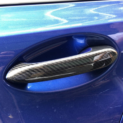 BimmerCo Dry Carbon Fiber Exterior Door Handle Covers for BMW Z4 430i 425i 840i G29 G22 G23 – 2-Door Handle Trim