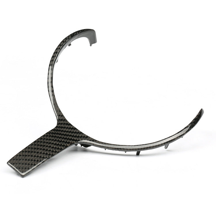 BimmerCo Carbon Fiber Steering Wheel Trim Cover for BMW M Sport – T-Style Steering Wheel Decorative Accent