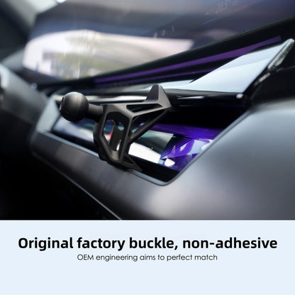 BimmerCo Clip-On Phone Holder for BMW 5 Series i5 G60 G68 2024-2026 – Custom Fit No-Adhesive Car Mount