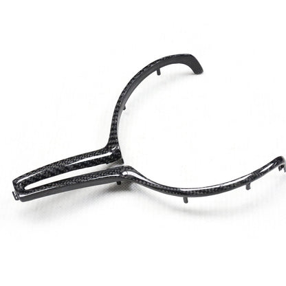 BimmerCo Carbon Fiber Steering Wheel Trim Cover for BMW M Sport – T-Style Steering Wheel Decorative Accent