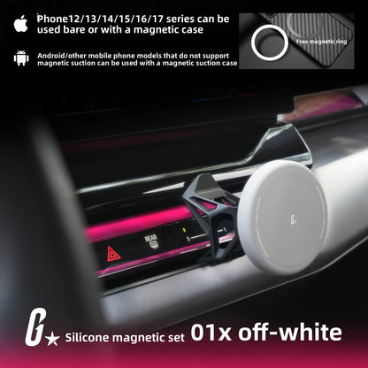 BimmerCo Clip-On Phone Holder for BMW 5 Series i5 G60 G68 2024-2026 – Custom Fit No-Adhesive Car Mount