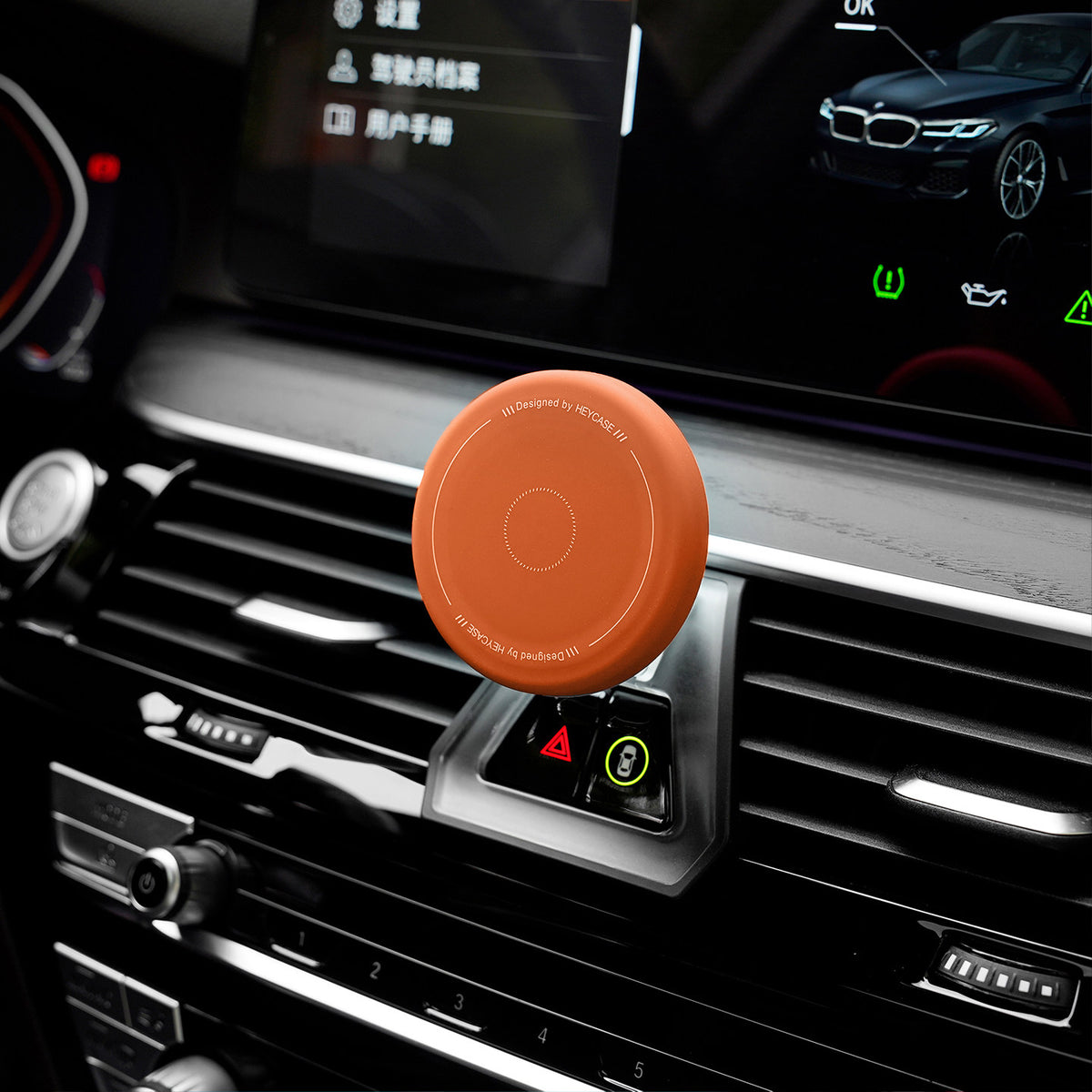 BimmerCo Magnetic Phone Holder for BMW 5 Series, 7 Series & 6 Series GT | Silicone Grip, Strong Magnet, Car Dashboard Mount