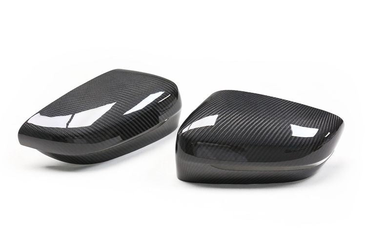 Bimmerco Dry Carbon Fiber Side Mirror Covers for BMW 3 4 5 6 7 8 Series G20 G30 G32 G10 – Overlay Rearview Mirror Caps