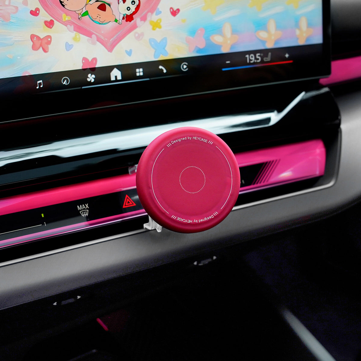 BimmerCo Custom Fit Magnetic Phone Mount for BMW 5 Series G60 2024-2026 | Strong Magnet, Dashboard Navigation Holder