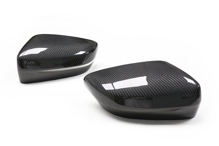 Bimmerco Dry Carbon Fiber Side Mirror Covers for BMW 3 4 5 6 7 8 Series G20 G30 G32 G10 – Overlay Rearview Mirror Caps