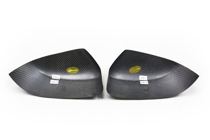 Bimmerco Dry Carbon Fiber Side Mirror Covers for BMW X3 X4 X5 X6 X7 G01 G05 G06 G07 G08 – Overlay Rearview Mirror Caps