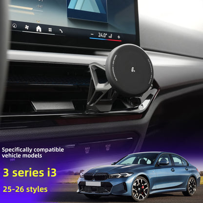 BimmerCo Clip-On Phone Holder for BMW 3 Series i3 4 Series i4 M2 M3 M4 2025-2026 – Custom Fit No-Adhesive Car Mount