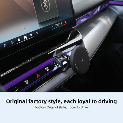 BimmerCo Clip-On Phone Holder for BMW 5 Series i5 G60 G68 2024-2026 – Custom Fit No-Adhesive Car Mount