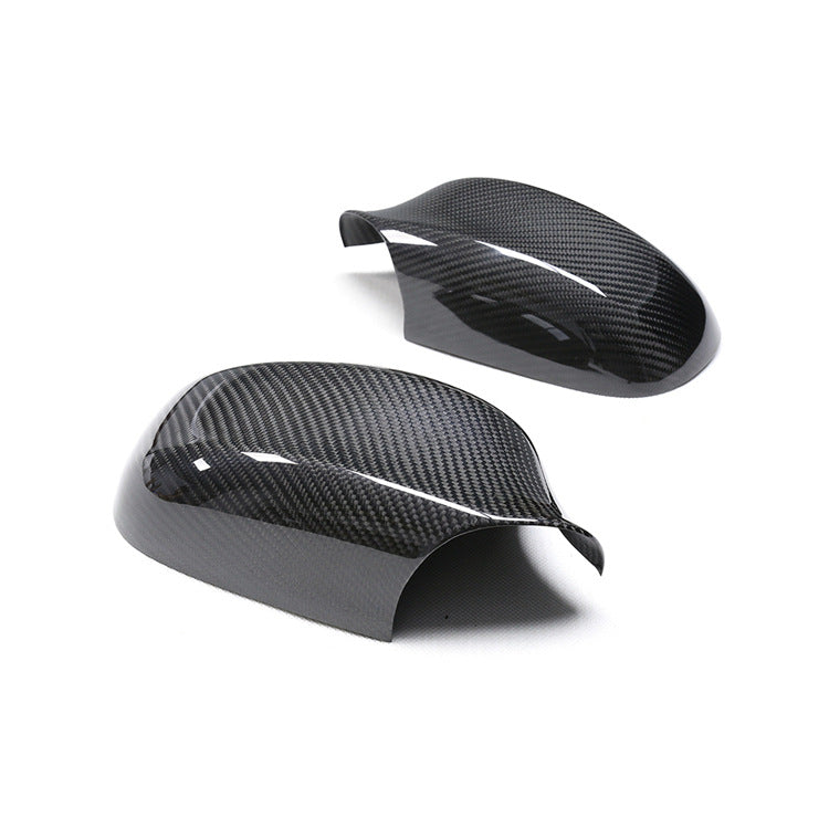 BimmerCo Dry Carbon Fiber Side Mirror Covers for BMW 3 Series E90 320i 325i 330i – Overlay Rearview Mirror Caps