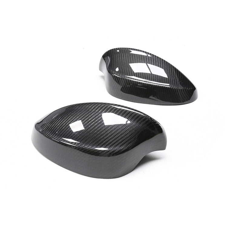 BimmerCo Dry Carbon Fiber Side Mirror Covers for BMW 3 Series E90 320i 325i 330i – Overlay Rearview Mirror Caps