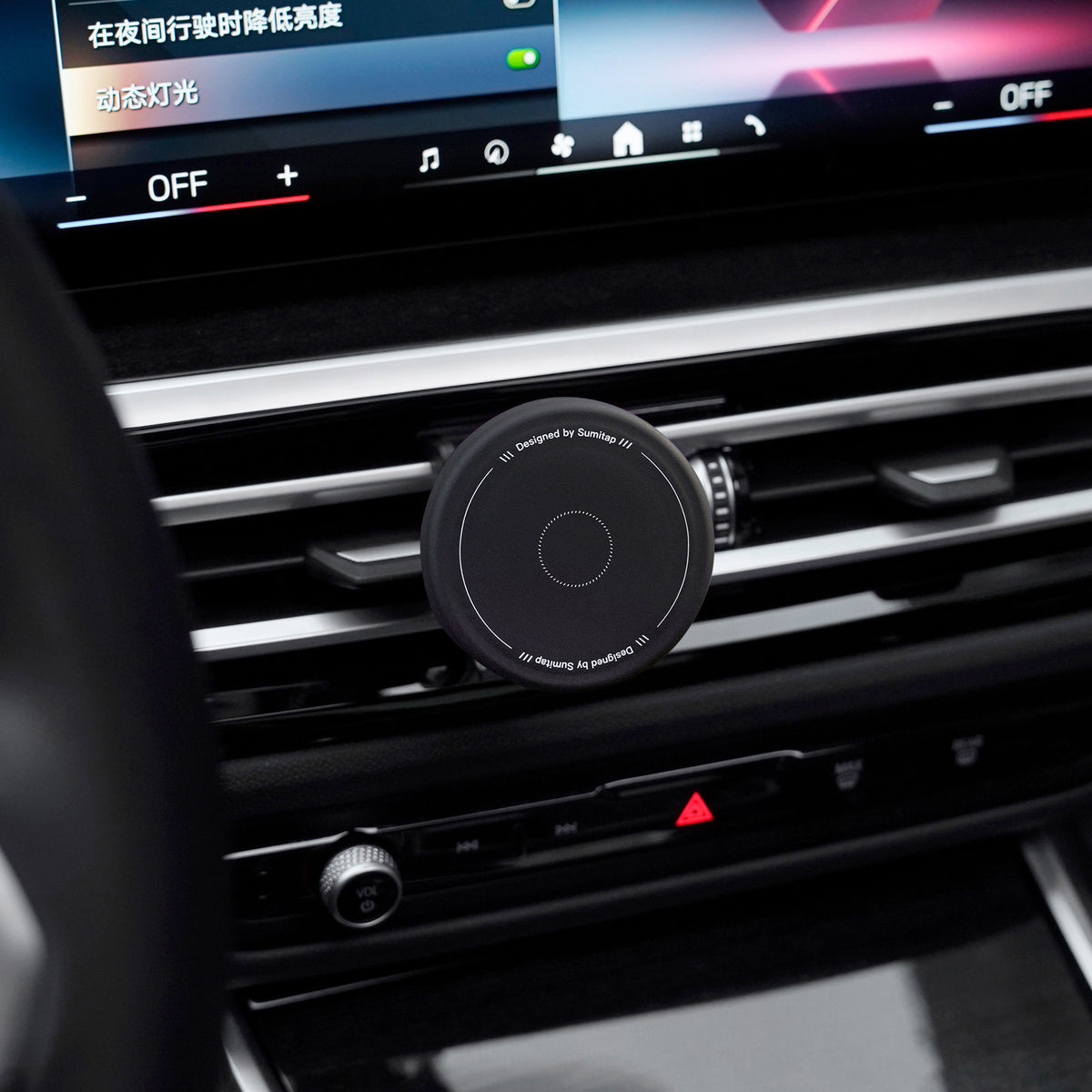 BimmerCo Magnetic Phone Holder for BMW 3 Series, 4 Series, X3, X5 & i3 |Strong Magnet, Car Dashboard Mount