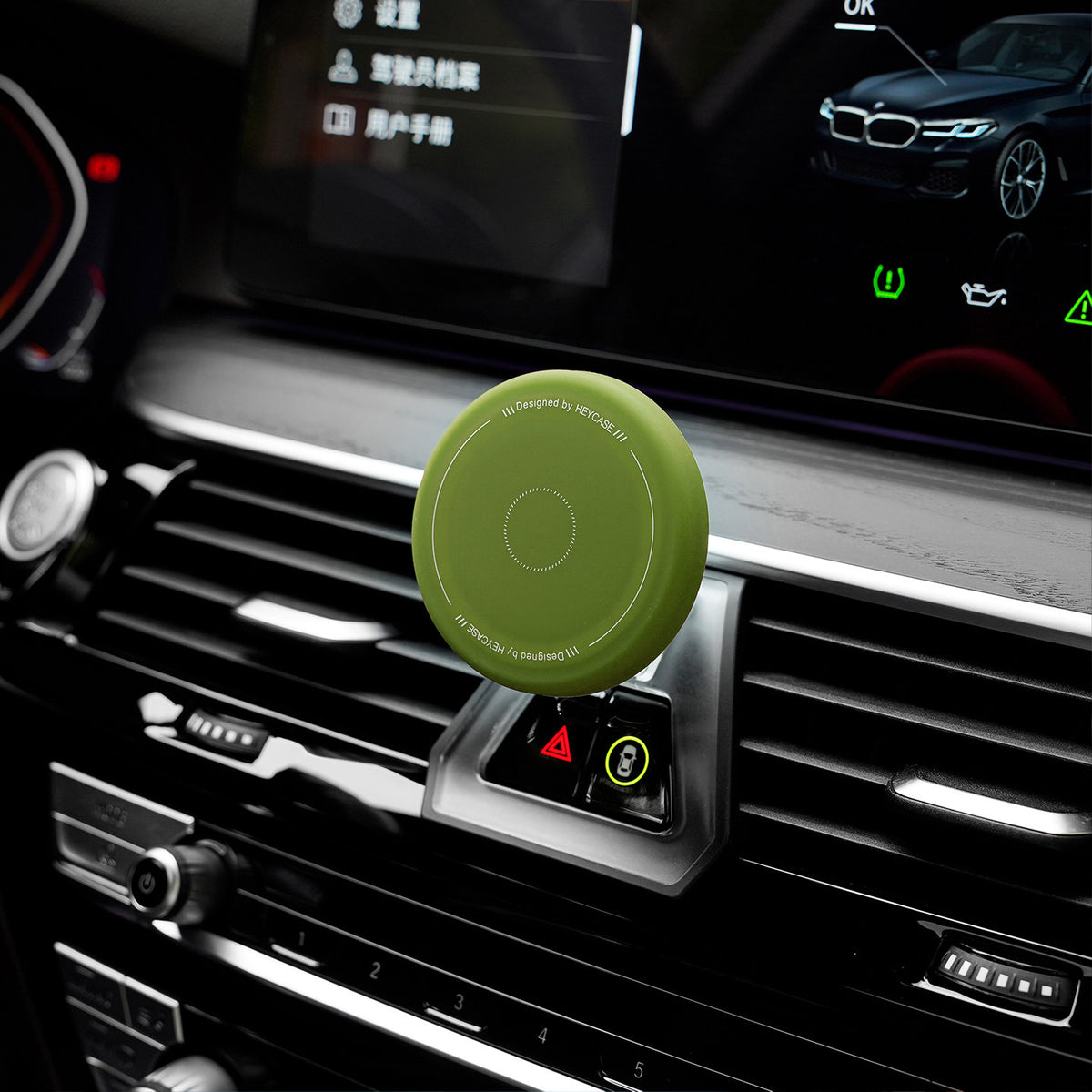 BimmerCo Magnetic Phone Holder for BMW 5 Series, 7 Series & 6 Series GT | Silicone Grip, Strong Magnet, Car Dashboard Mount