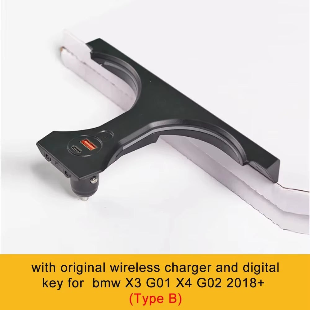 BimmerCo LED Cup Holder Ambient Lights for BMW 3 5 Series 6GT X3 X4 X5 G05 G20 G28 G30 G38 G32 G01 G02 – Center Console Light Trim