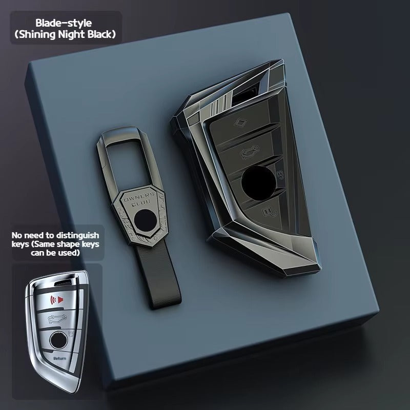 BimmerCo Blade Style Key Fob Cover for BMW 1 3 5 7 Series X1 X3 X4 X5 X6 X7 F20 G20 G30 – Protective Key Case