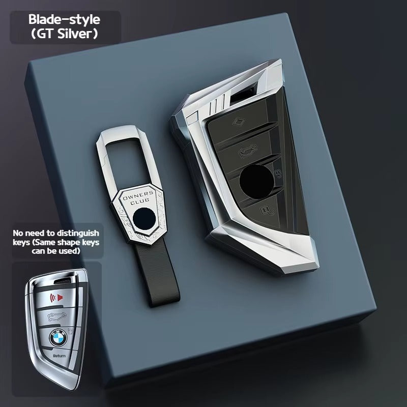 BimmerCo Blade Style Key Fob Cover for BMW 1 3 5 7 Series X1 X3 X4 X5 X6 X7 F20 G20 G30 – Protective Key Case