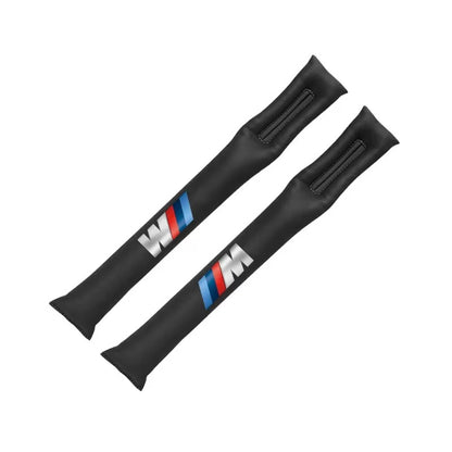 BimmerCo For BMW E46 E90 E60 F30 F10 E39 E36 F20 G30 G20 X3 Keychain 2Pcs Car Seat Gap Filler Strip Soft Pads Leather Auto Accessories