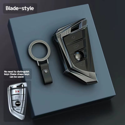 BimmerCo Blade Style Key Fob Cover for BMW 1 3 5 7 Series X1 X3 X4 X5 X6 X7 F20 G20 G30 – Protective Key Case