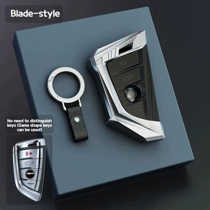BimmerCo Blade Style Key Fob Cover for BMW 1 3 5 7 Series X1 X3 X4 X5 X6 X7 F20 G20 G30 – Protective Key Case
