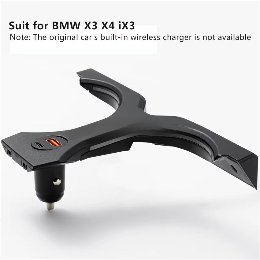 BimmerCo 11-Color LED Cup Holder Ambient Lights for BMW X3 X4 iX3 – Center Console Drink Holder Lighting