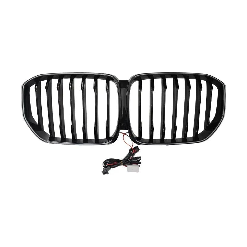 BimmerCo LED Kidney Grille for BMW X5 G05 2019-2022 – Gloss Black Illuminated Front Racing Grille