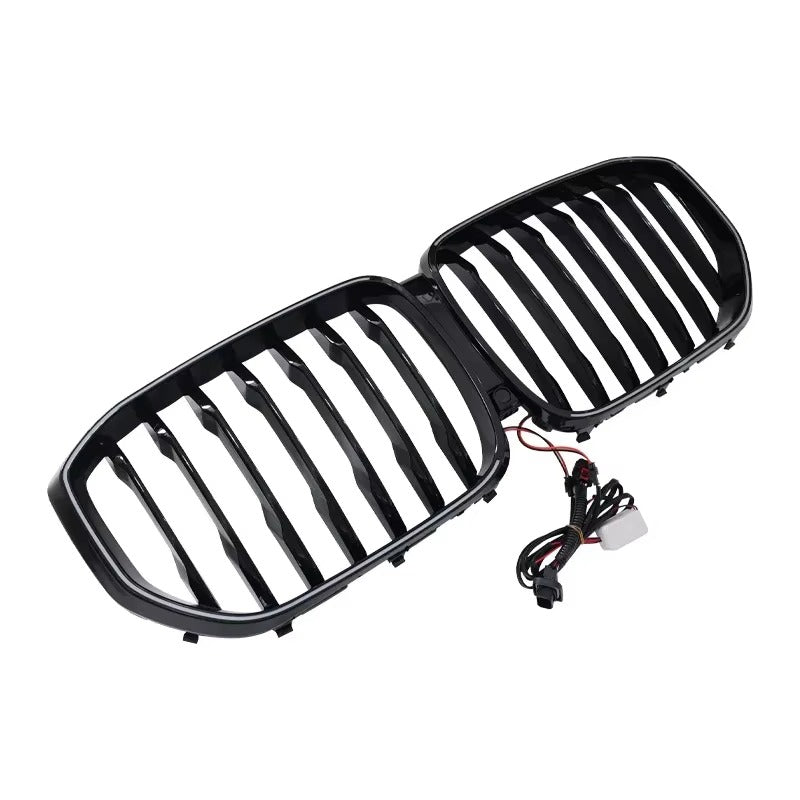 BimmerCo LED Kidney Grille for BMW X5 G05 2019-2022 – Gloss Black Illuminated Front Racing Grille